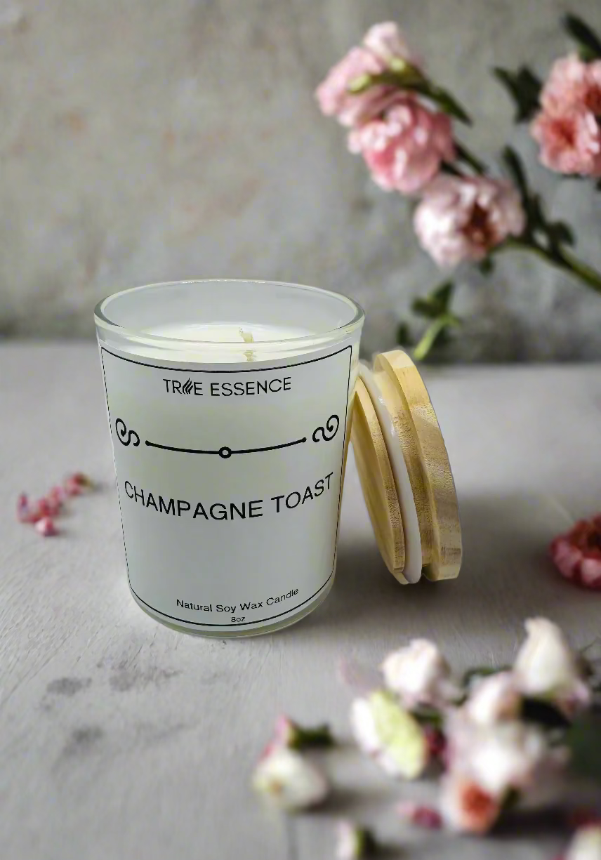 Champagne Toast- Vela Aromática Artesanal 6oz