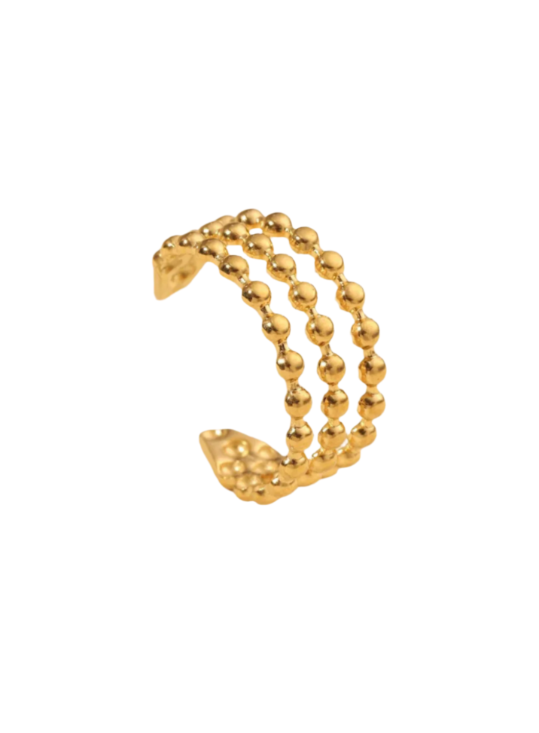 Sortija Isabel- Tres Aros de bolitas