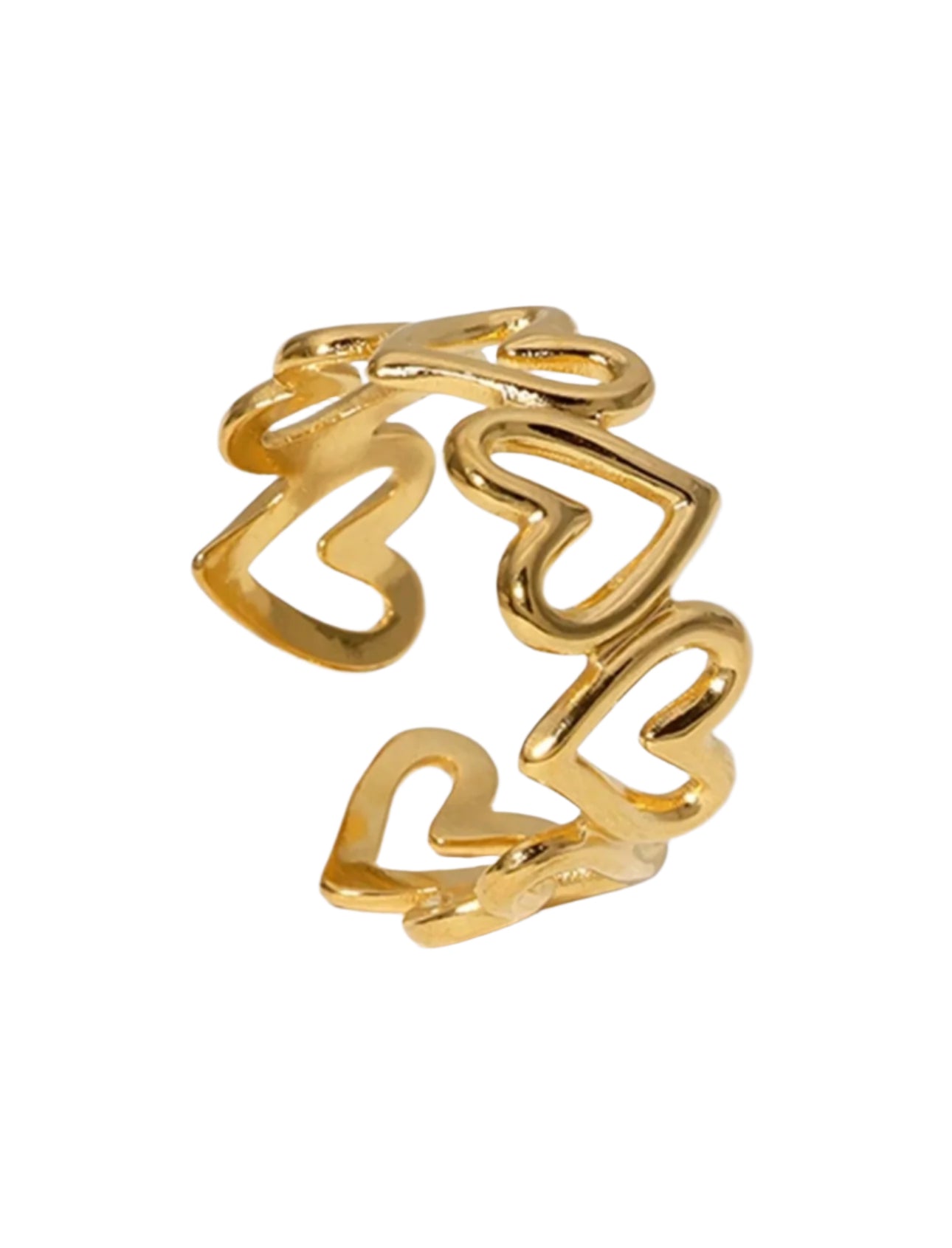 Sortija Anaylis- corazones huecos